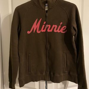 Minnie Mouse Zipper Sweatshirt